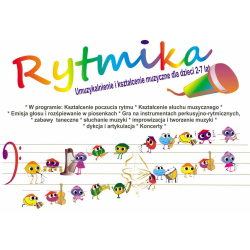 RYTMIKA DLA DZIECI  / zajęcia (4 x 30 min) Rata kursu rocznego .../10